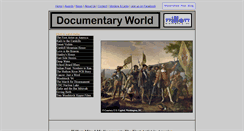 Desktop Screenshot of documentaryworld.com